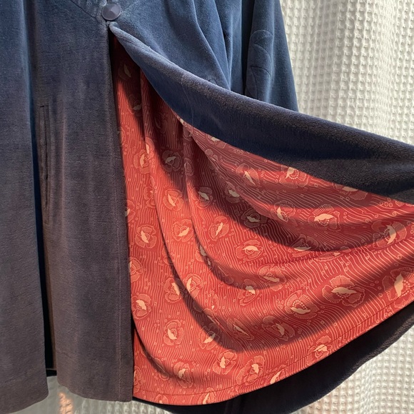 Vintage Bohemian Coat Peacoat in Mint Condition size Small/ Medium Blue/Gray - Picture 6 of 16